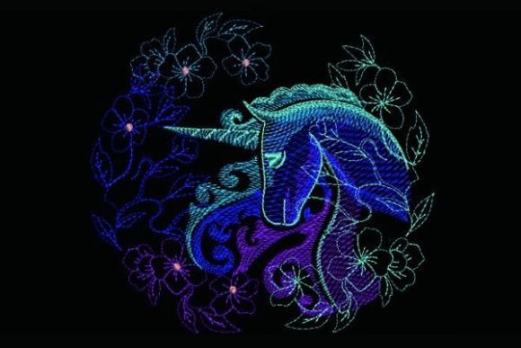 Is the Blue Unicorn Embroidery Design Right for Your Shop?