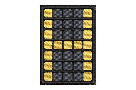 LED Scoreboard Effect Letter H Embroidery Review