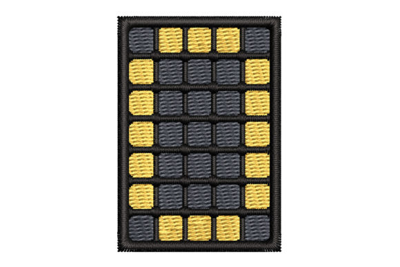 LED Scoreboard Effect Letter O: Bold Embroidery Review