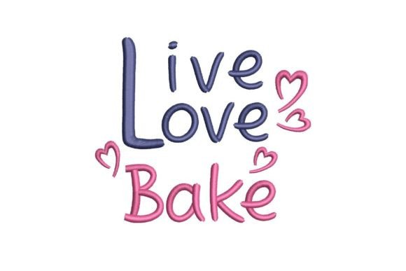 Live Love Bake Kitchen Embroidery Design Review