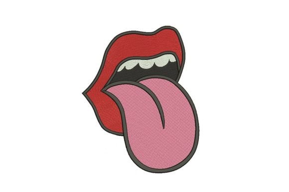 Mouth with Tongue: A Playful Embroidery Design Review