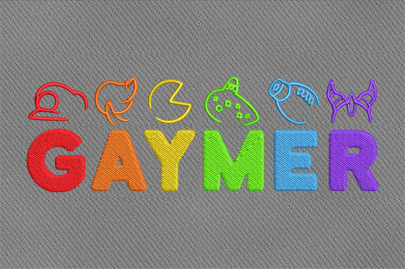 Proud Gaymer Embroidery Design: A Seller's Review