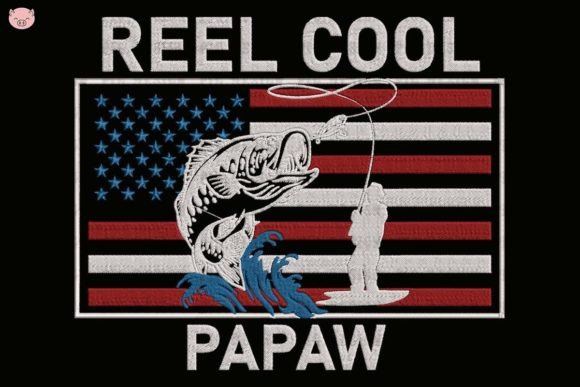 Reel Cool Papaw Fishing Embroidery Review