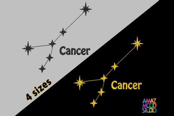 Zodiac Constellation Cancer Embroidery Design Review